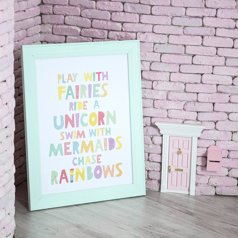 Mini Learners Poster Play with fairies