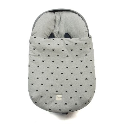 Fußsack Universal Black Crown