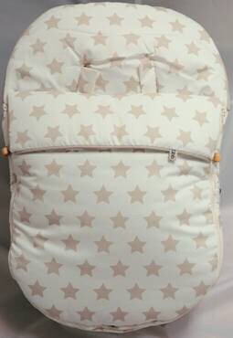 Fußsack Beige Sterne