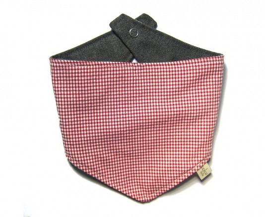 Dreieckstuch Vichy Rot