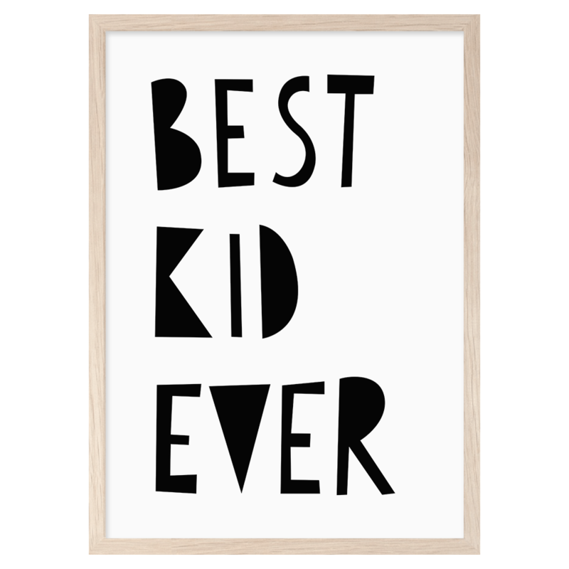Mini Learners Poster Best Kid Ever