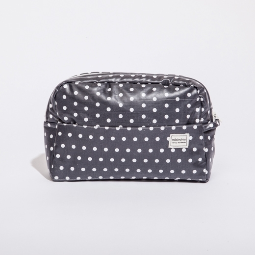 Necessaire Gross Sterne *Antracyt gepunktet*