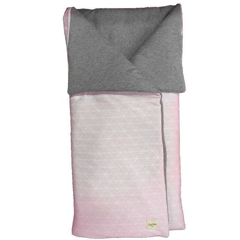 Fußsack und Decke Pink