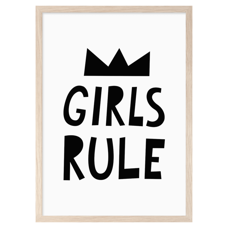 Mini Learners Poster Girls Rule