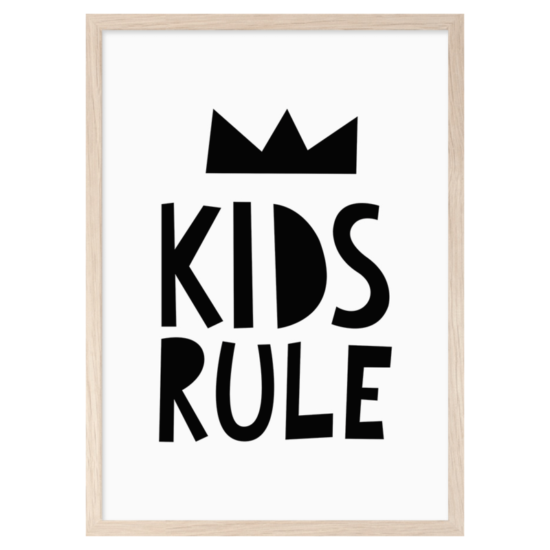 Mini Learners Poster Kids Rule
