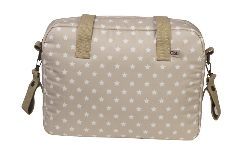 Wickeltasche Stars Beige