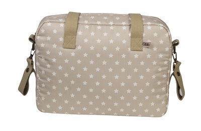 Wickeltasche Stars Beige