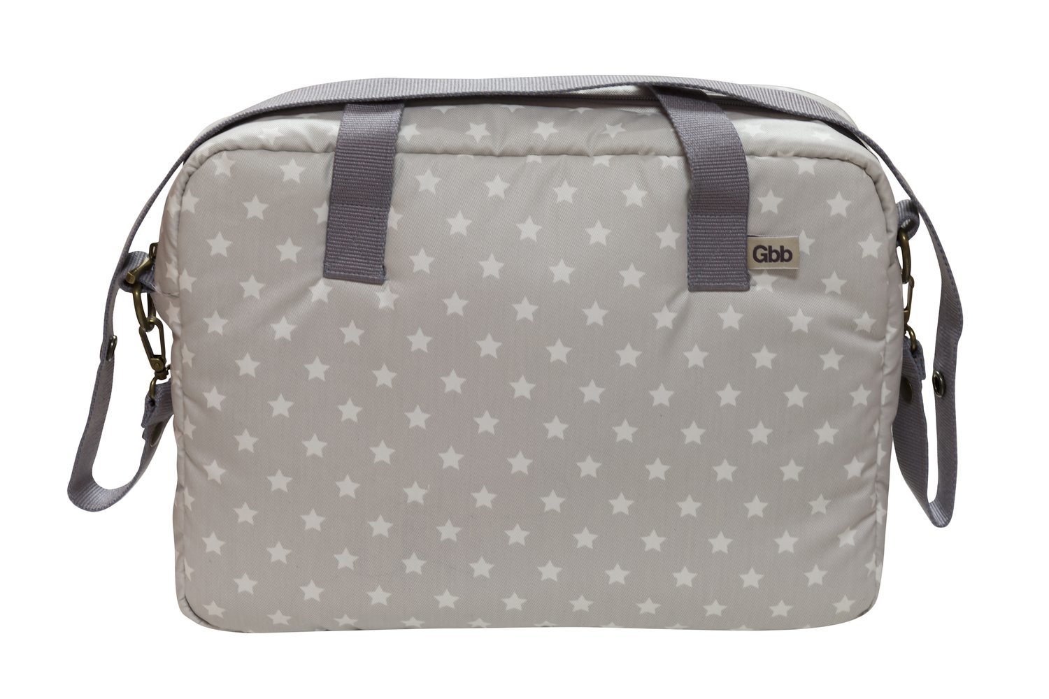 Wickeltasche Stars Grau