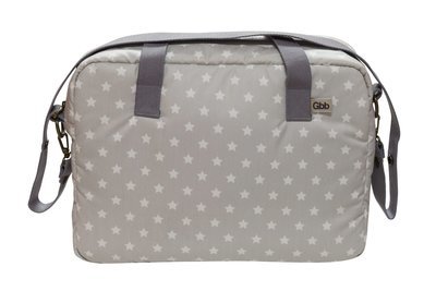 Wickeltasche Stars Grau
