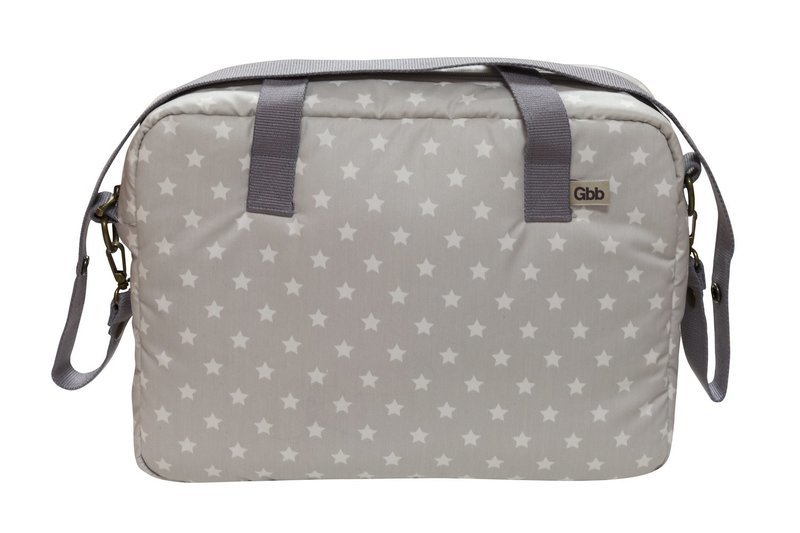 Wickeltasche Stars Grau