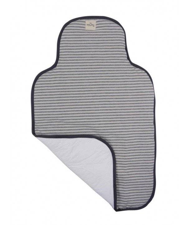 Wickelunterlage plastifiziert Grey Stripes