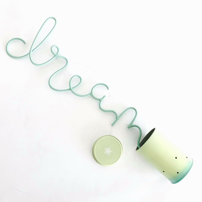 Stiftehalter Dose Zitrone