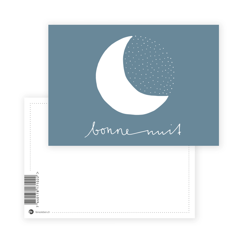 Postkarte «bonne nuit»