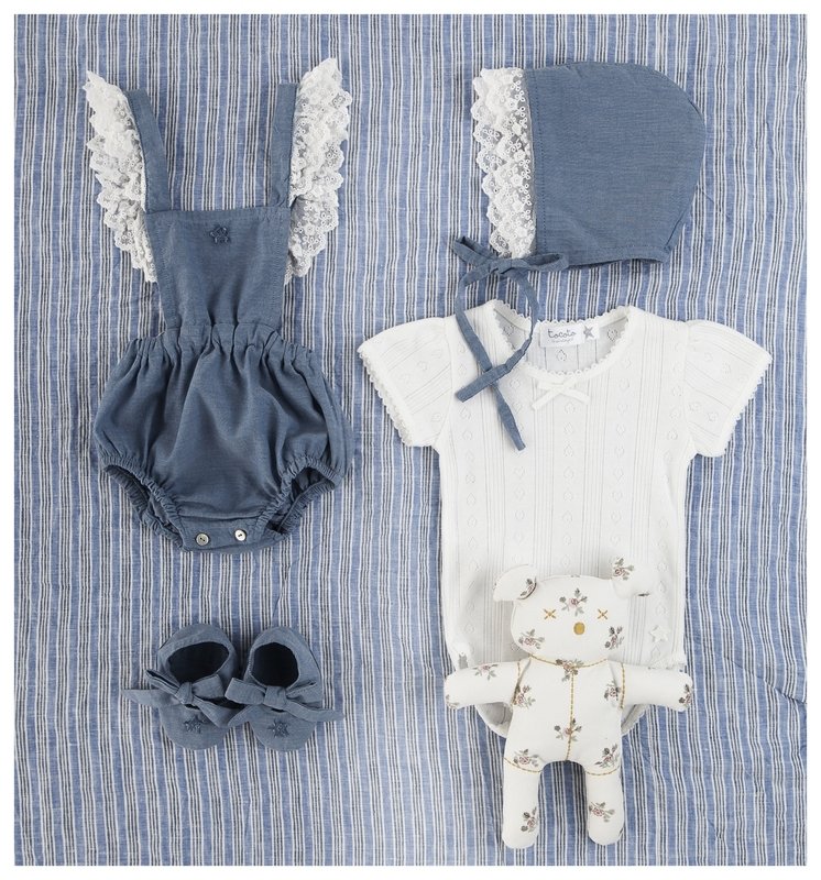 Tocoto Vintage Baby Mütze Chambray