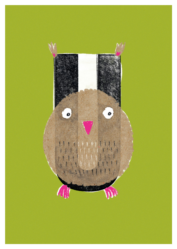 Postkarte Das ABC-U