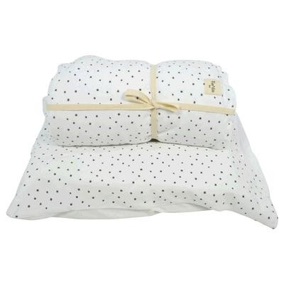 Baby Bettwäsche 80x80 White Star