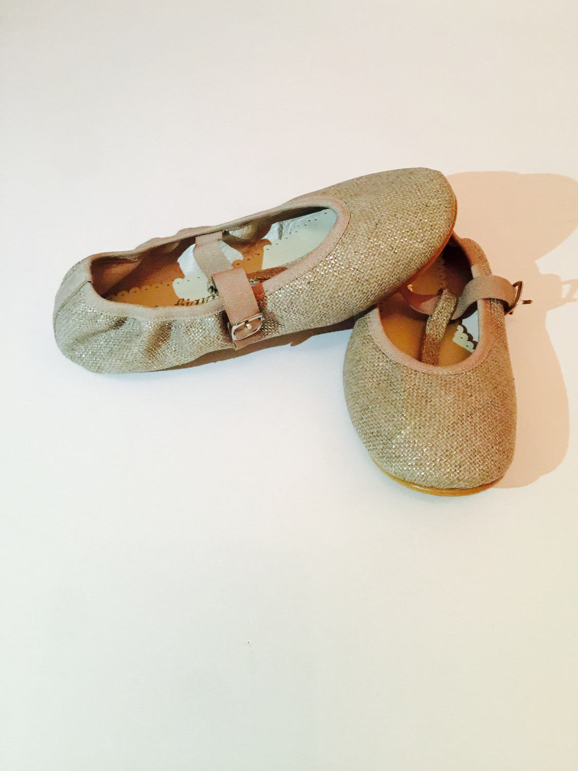 Ballerina Leinen/Metalic