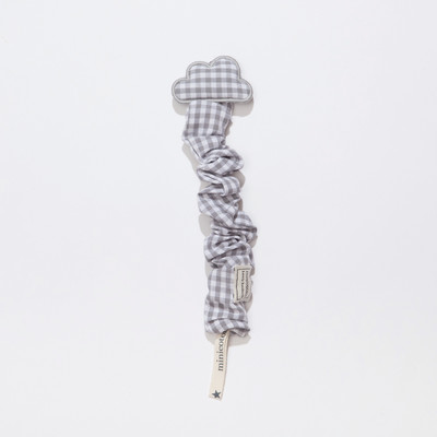 Nuggikette Wolke Vichy-Karo grau
