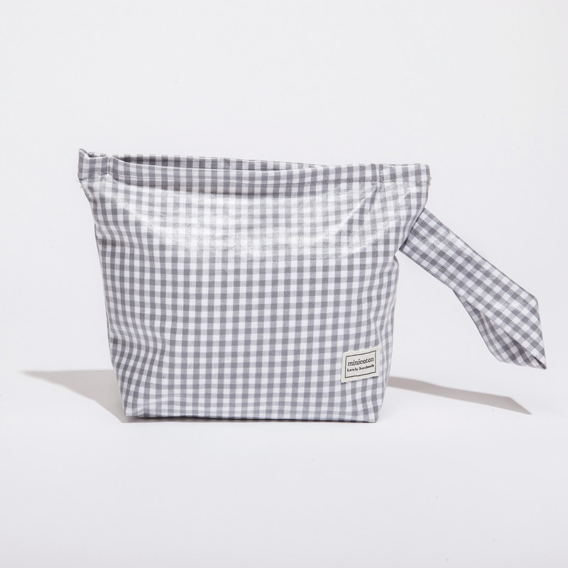 Necessaire Vichy-Karo grau