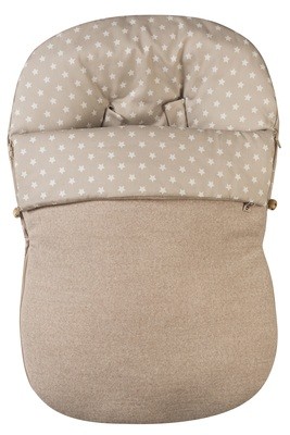 Fußsack Universal Beige