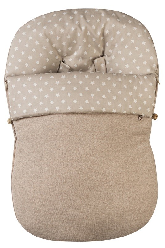 Fußsack Universal Beige