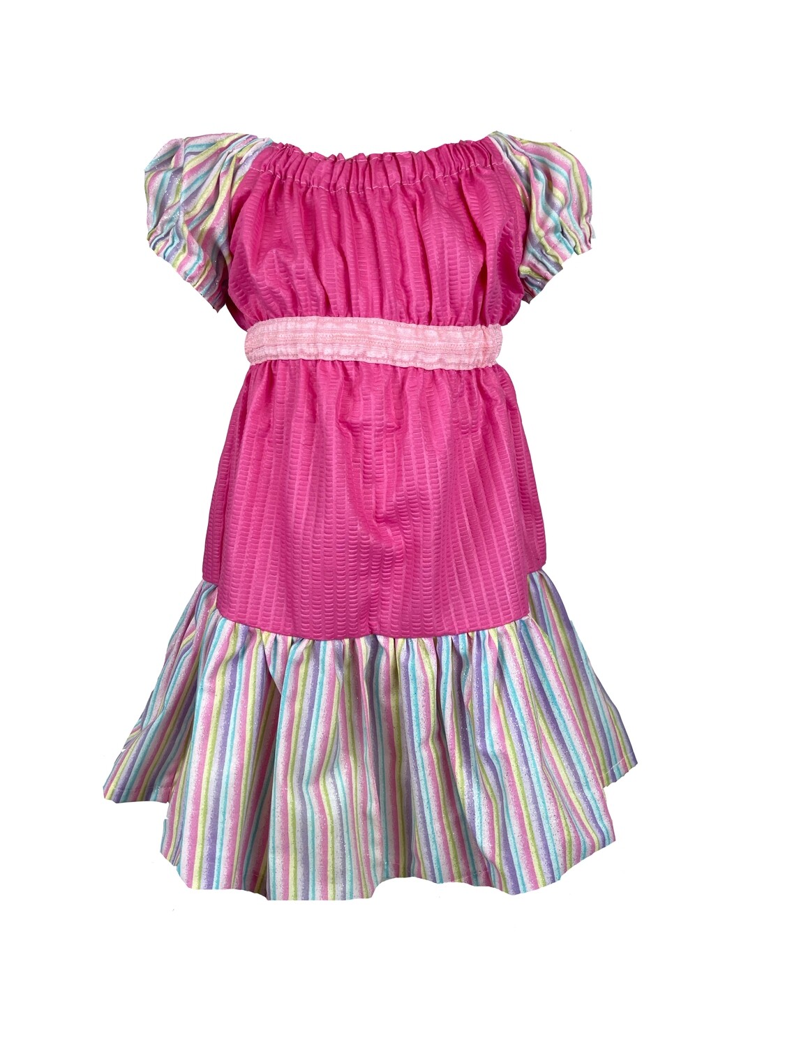 Rainbow Spring Dress (Size 2T)