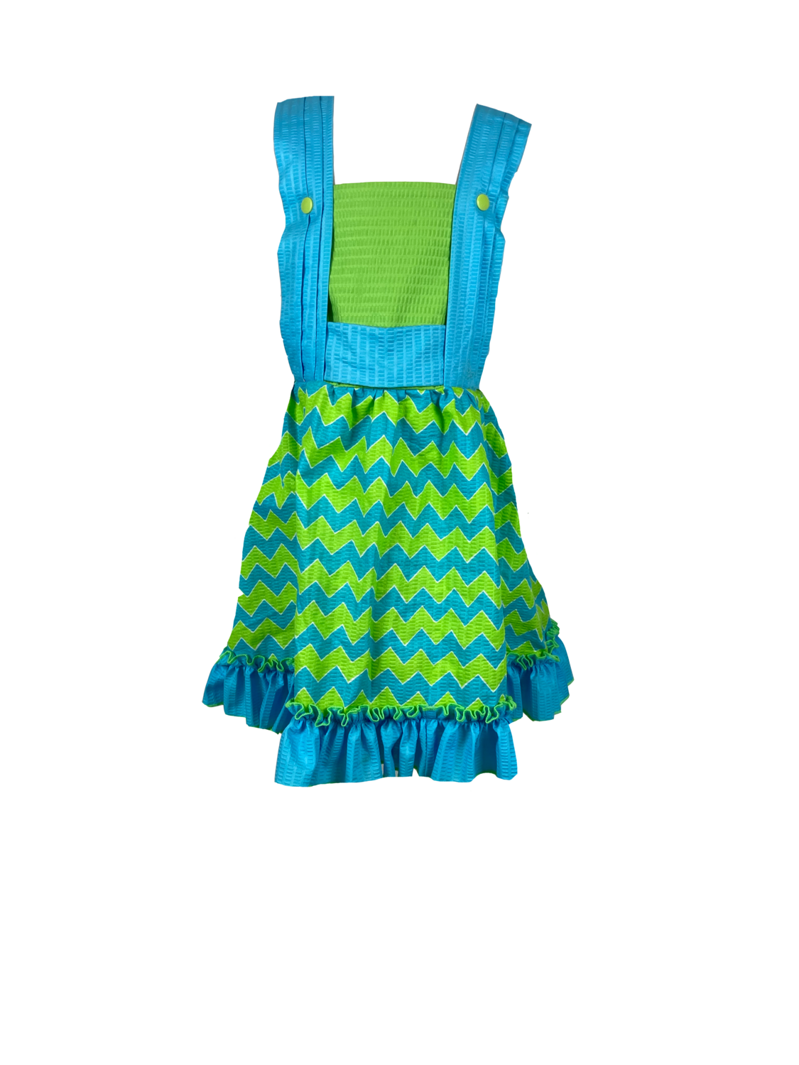 Neon and Turquoise Spring Dress (Size 18-24 M)