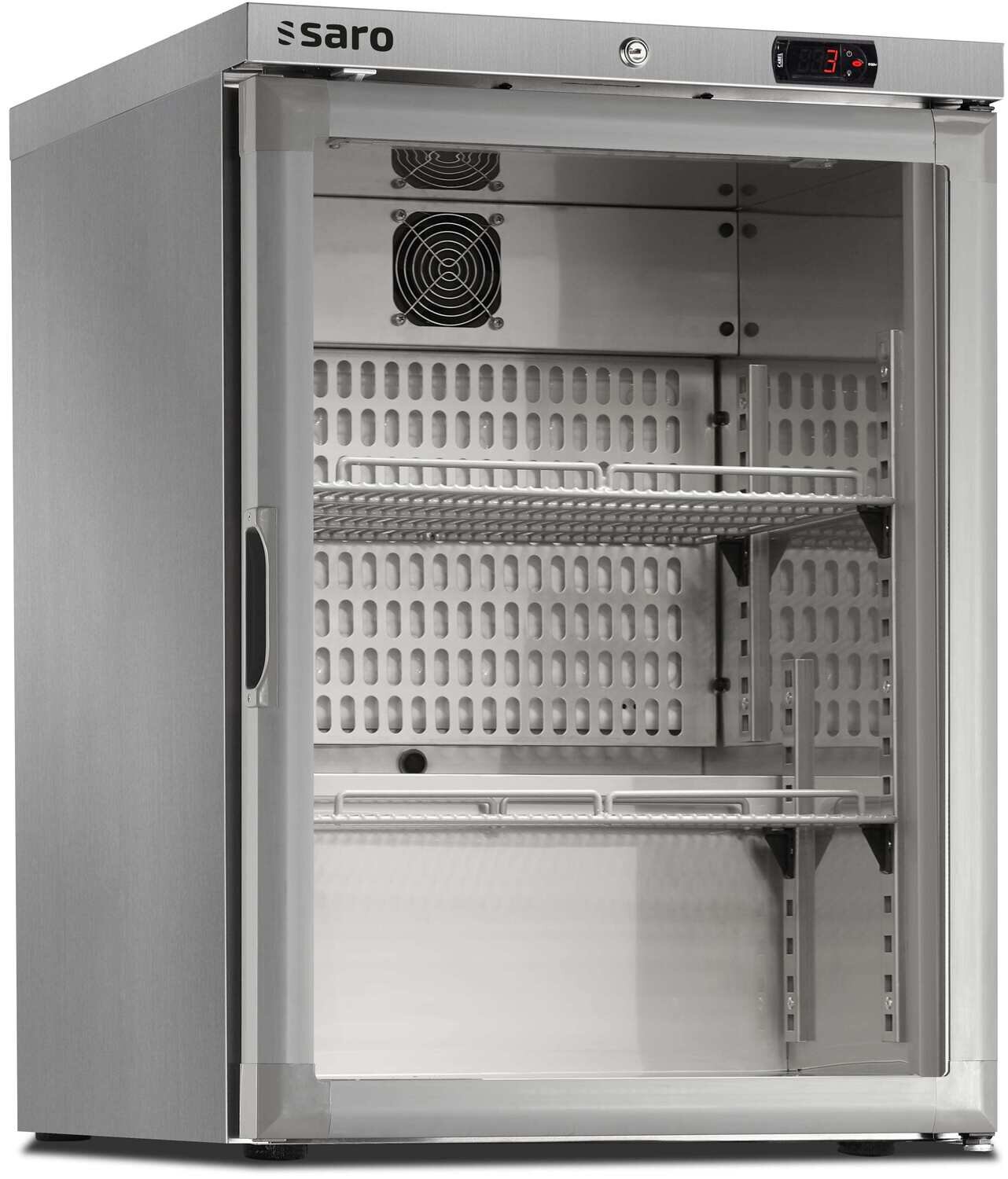 SARO Refrigerator with glass door model ARV 150 CS TA PV
