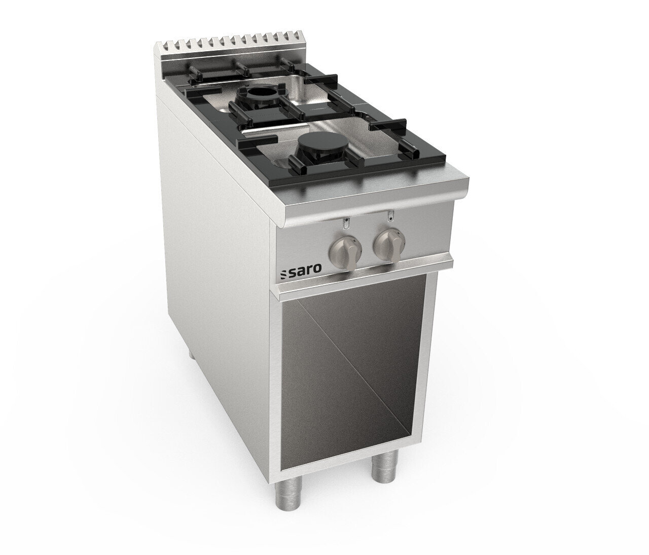 SARO Gas stove open substructure 2 burners LQ model LQ / CUG2BA