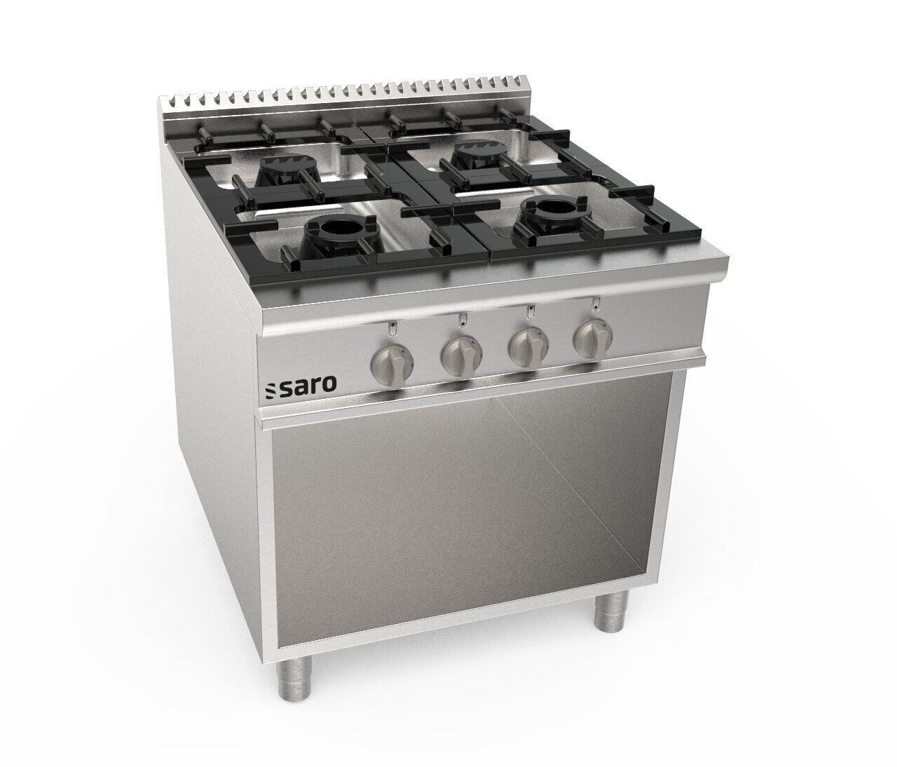 SARO Gas stove open substructure 4 burners LQ model LQ / CUG4BA