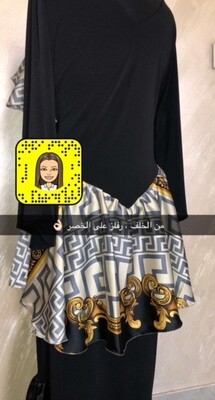 فستان اسود استرتش