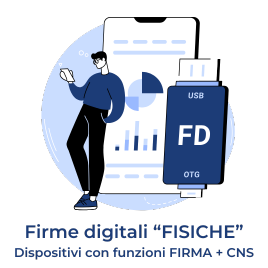 Firme digitali fisiche con CNS