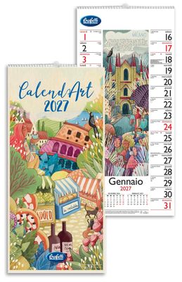 Kit 2 calendari da parete Buffetti 2027