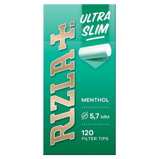 Rizla Menthol Ultra Slim Filtertips 120&#39;s