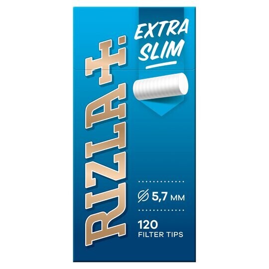 Rizla Extra Slim Filter Tips 120&#39;s