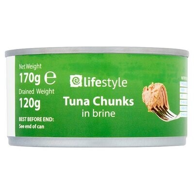 Lifestyle Tuna Chunks In Brine (170 Grams)