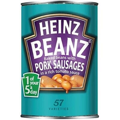 Heinz Beanz Baked Beans With Pork Sausages (415 Grams)