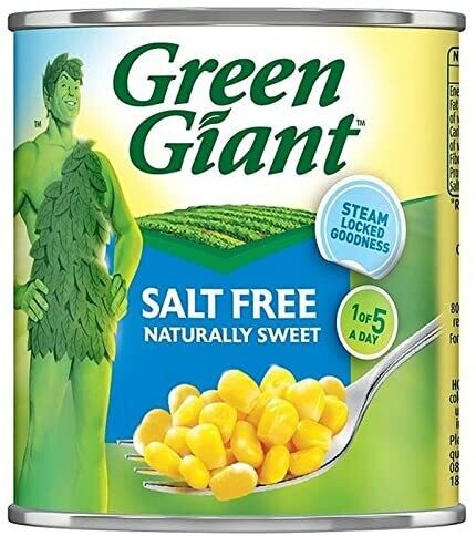 Green Giant Salt Free Natural Sweet (340 Grams)