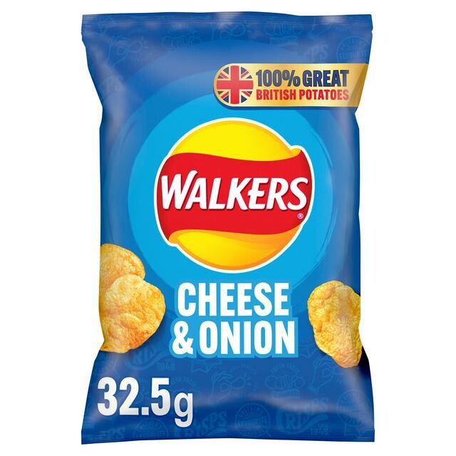 Walkers Cheese &amp; Onions (32 Grams)