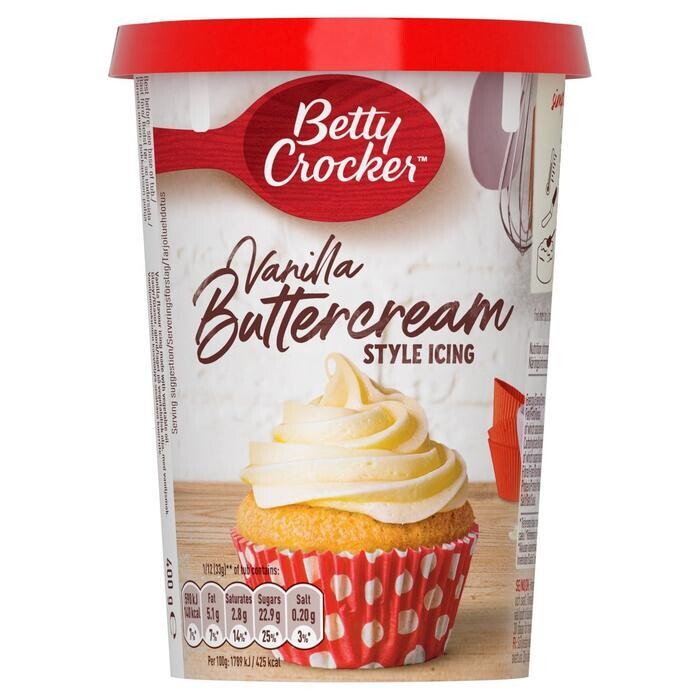 Betty Crocker Vanilla Buttercream Style Icing 400G