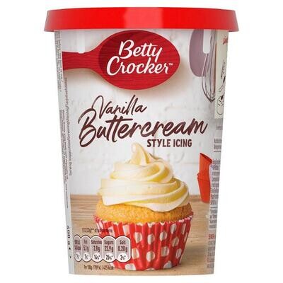 Betty Crocker Vanilla Buttercream Style Icing 400G