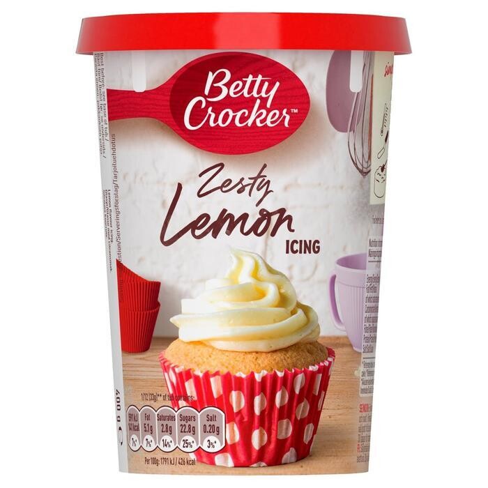 Betty Crocker Zesty Lemon Icing 400G