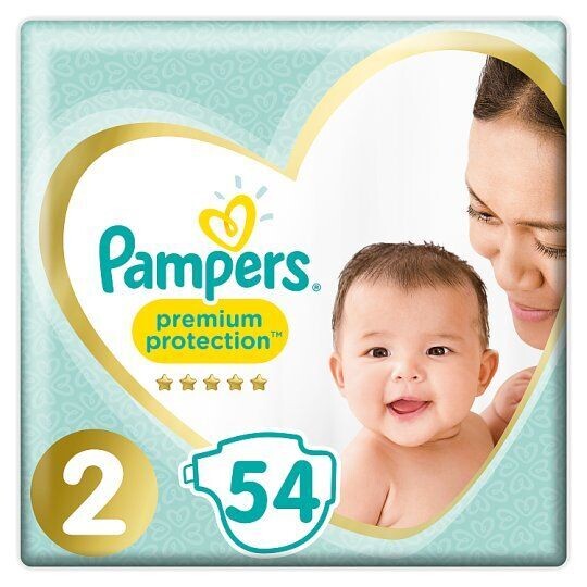 Pampers New Baby Size 2 Essential Pack 54 Nappies