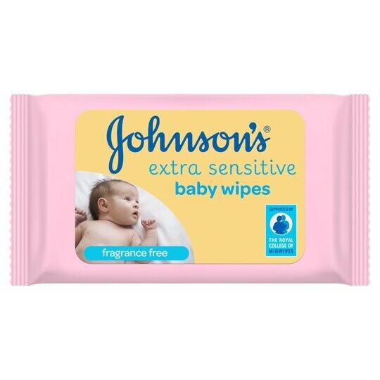 Johnsons Baby Wipes Extra Sensitive