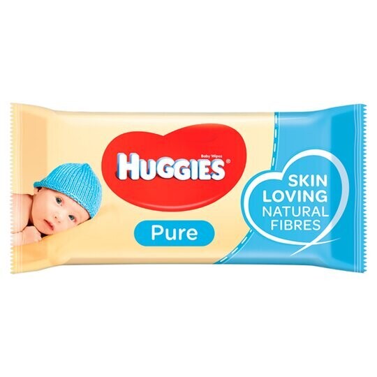 Huggies Pure Baby Wipes Fragrance Free