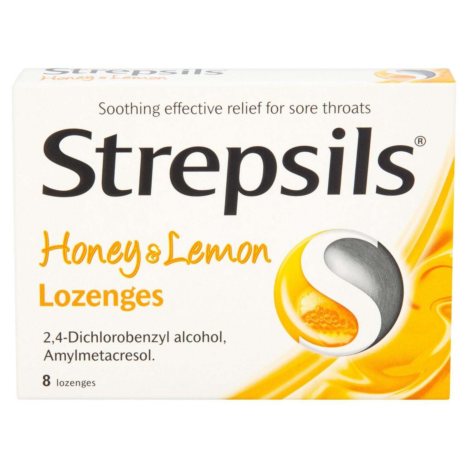 Strepsils Honey And Lemon 8 Lozenges
