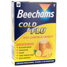 Beechams Cold And Flu Hot Lemon 5S