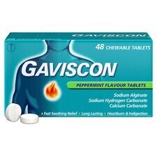 Gavison Chewable Peppermint 48 Tablets