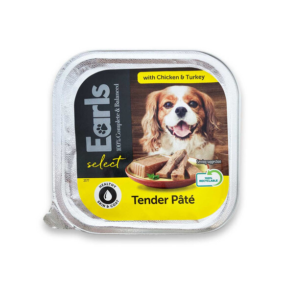 Tender Pate With Turkey Dog Food 150G