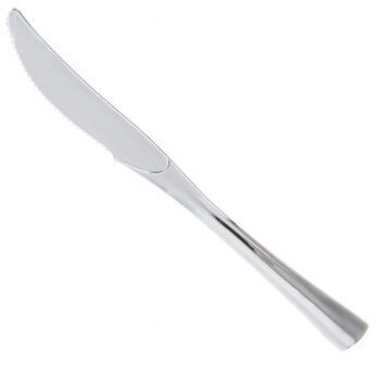 25 x Silver Look Plastic Knives (Heavyweight)